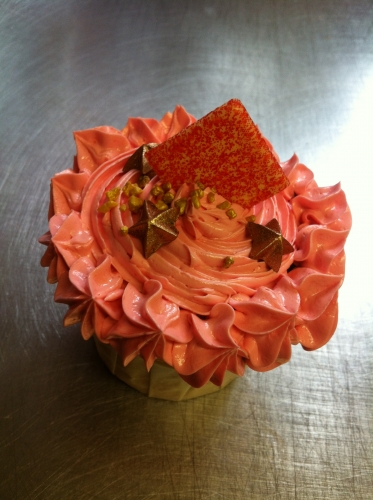 cup cake, framboise, cake, crème beurre, 