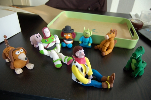 Woody, cow boy, toy story, fimo, modelage, pâte à sucre, pâte à modeler
